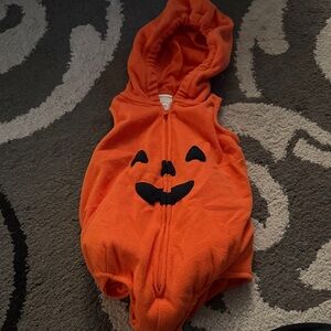 Carter's Vibrant Orange Hooded Baby Outfit